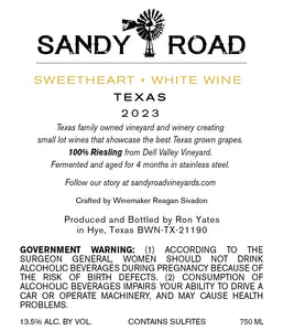 2023 Sweetheart Riesling