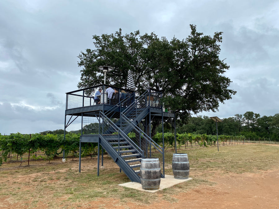 Treehouse from the Vineyard Floor