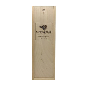 Sandy Road Vineyards 1 Bottle Wooden Wine Gift Box
